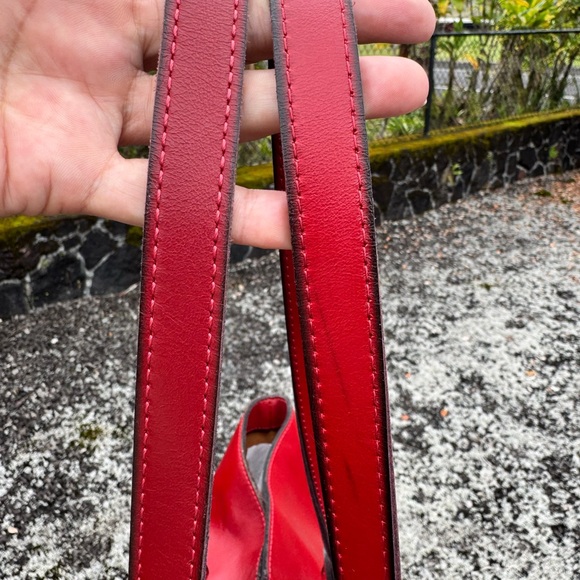 Patricia Nash NWT Distressed Leather “Benvenuto” Tote Bag – Lava Red Retail $299 - Picture 11 of 17
